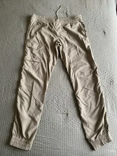 Pantalones cargo beige Columbia mujer - miniatura 1
