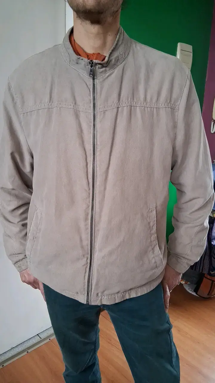 Chaqueta Beige Hombre Zara Man - 1