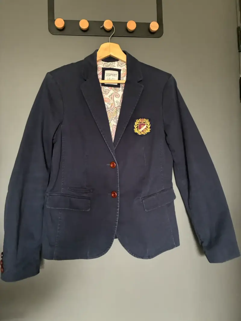 Blazer Esprit Azul Marino Talla 42 - 2