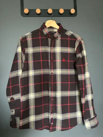 Camisa Tartan US Polo Assn de Algodón - miniatura 2