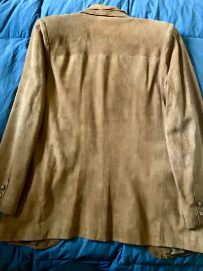Chaqueta de antílope marrón para mujer - miniatura 3