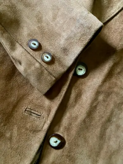 Chaqueta de antílope marrón para mujer - miniatura 5