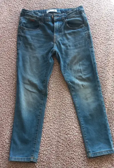 Jeans Ficcusi azul para niño - miniatura 1
