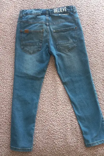 Jeans Ficcusi azul para niño - miniatura 2