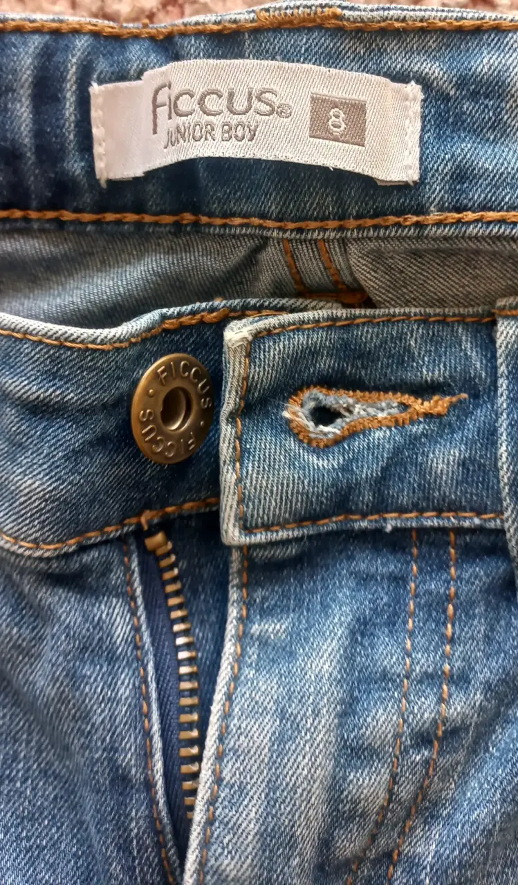 Jeans Ficcusi azul para niño - 5