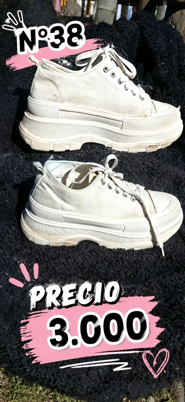 Zapatillas blancas y botines - 2
