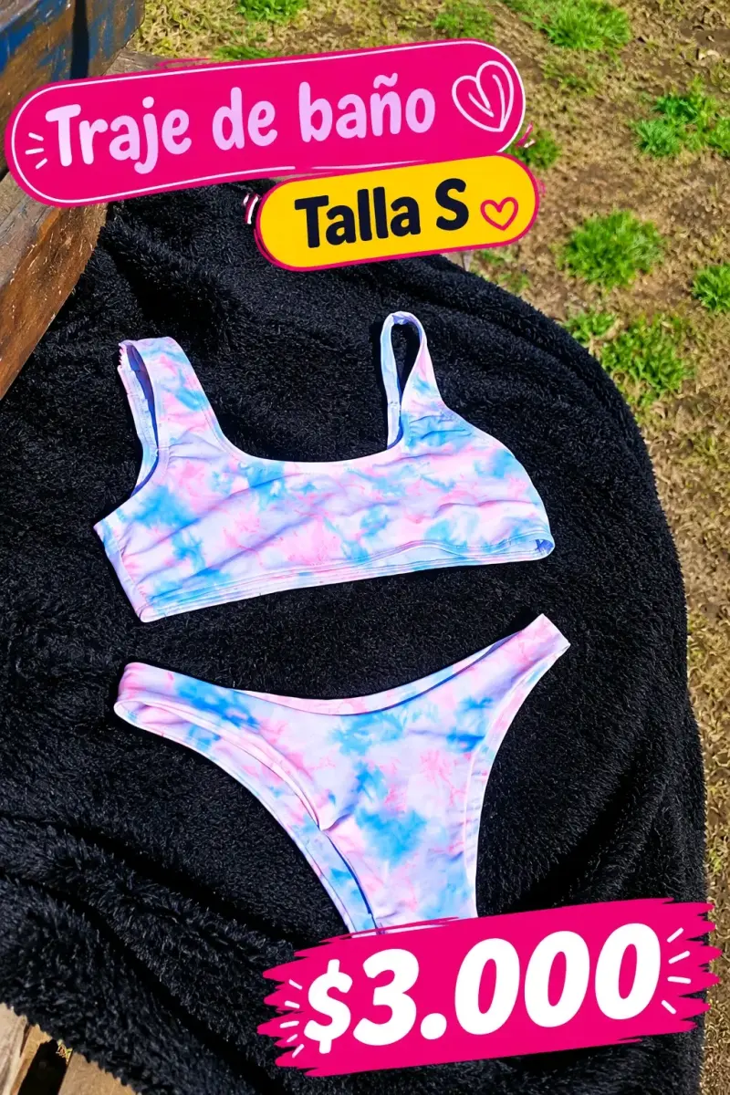 Bikini tie-dye talla S
