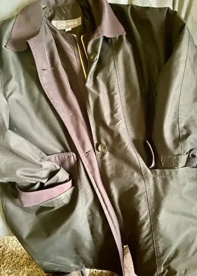 Chaqueta larga negra Canadienne para mujer - miniatura 3