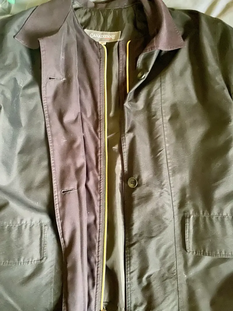 Chaqueta larga negra Canadienne para mujer - 4