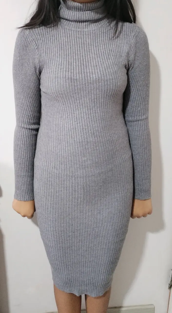 Vestido de punto ajustado en varios colores - 3