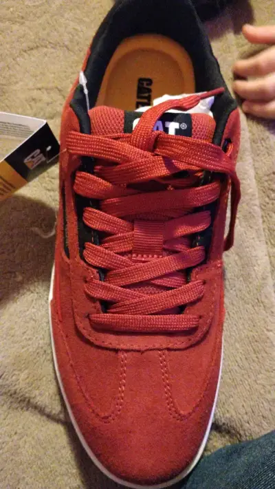 Zapatillas deportivas rojas Caterpillar para hombre - miniatura 1