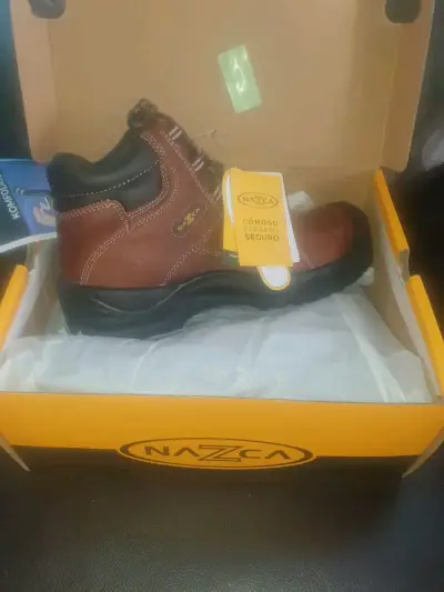 Botas de seguridad HW Softgel negras y azules - miniatura 3