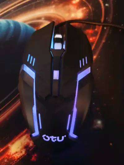 Mouse gamer con luces LED - miniatura 2