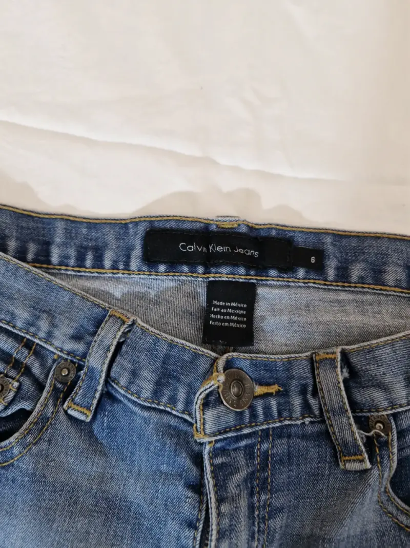 Jeans Calvin Klein para mujer en azul claro - 5
