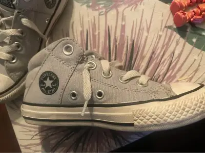 Zapatillas Converse All Star grises para niños - miniatura 3