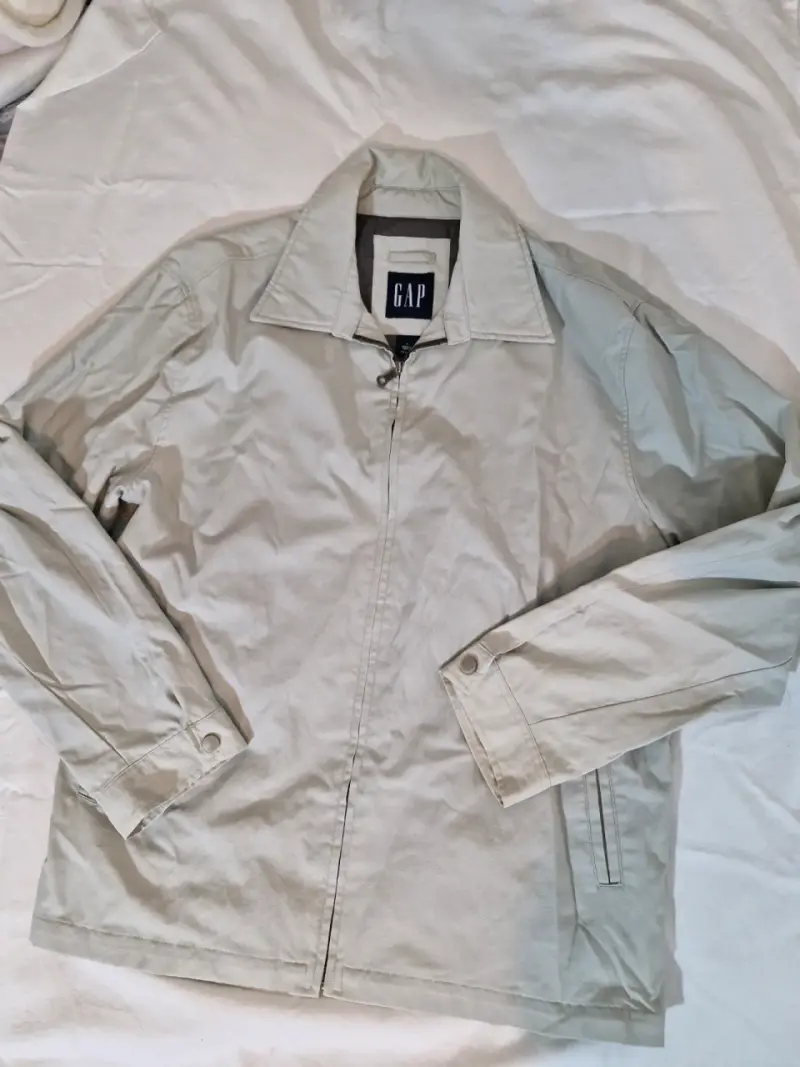 Chaqueta beige para hombre GAP talla L - 5