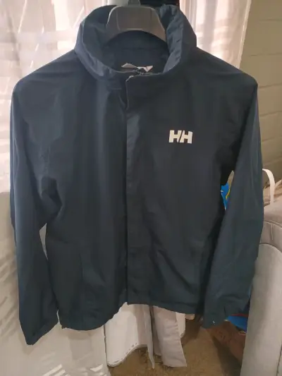 Chaqueta impermeable Helly Hansen azul marino - miniatura 1
