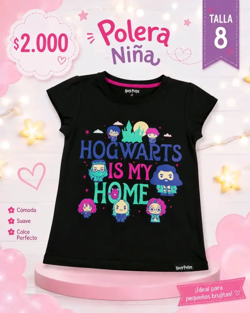 Poleras niña talla 6 y 2 - 1