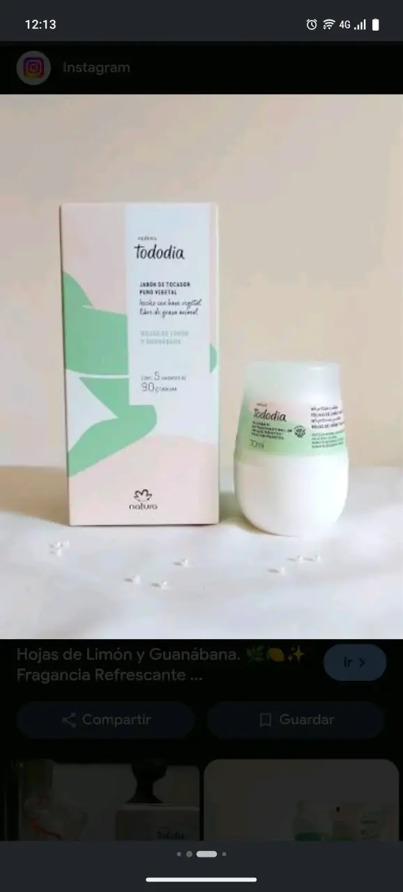 Set Natura Tododia Jabón y Crema Hidratante