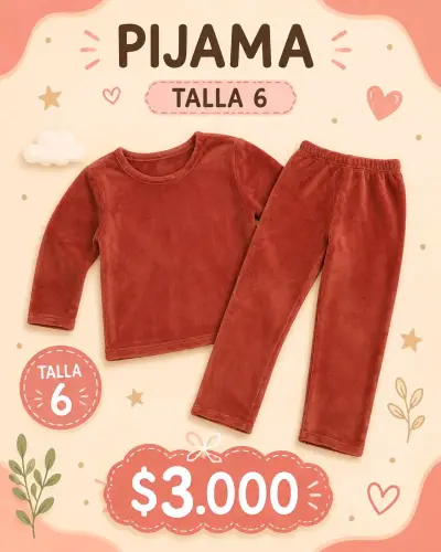 Pijama Talla 6 para Niños y pantuflas - miniatura 1