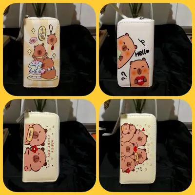 Monedero con diseño de capibara y cierre - miniatura 4
