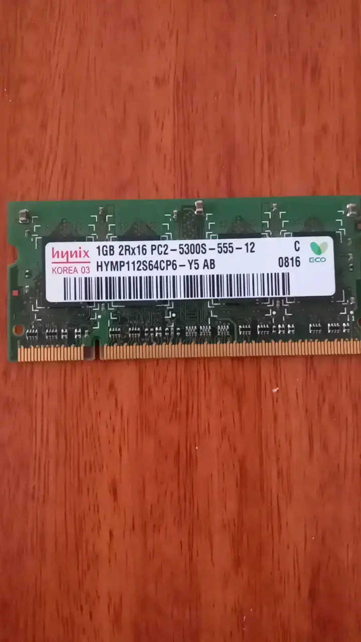 Memoria RAM Hynix 1GB PC2-5300S