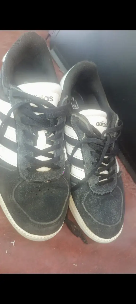 Zapatillas Adidas Cloudfoam Plus negras y blancas - 1