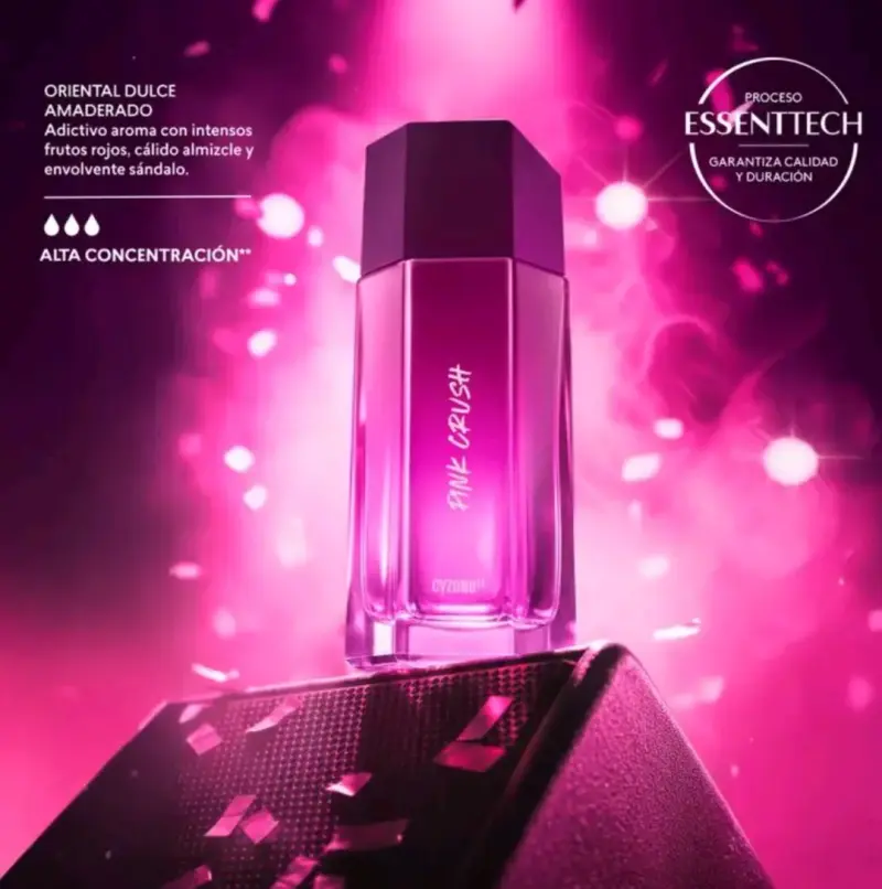 Perfume Pink Crush Oriental Dulce Amaderado