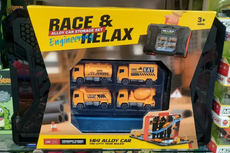 Set de Camiones de Juguete Race & Relax - 1