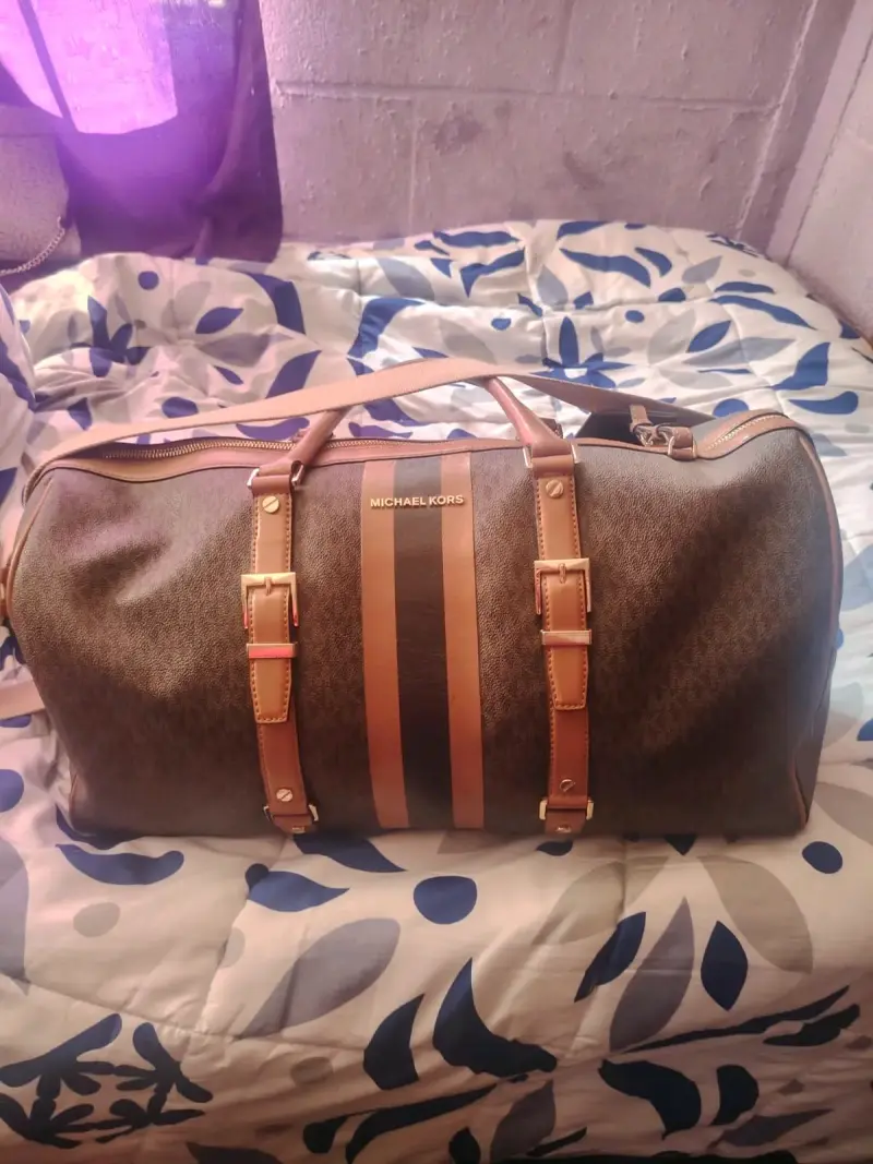 Bolso de viaje Michael Kors marrón elegante - 1