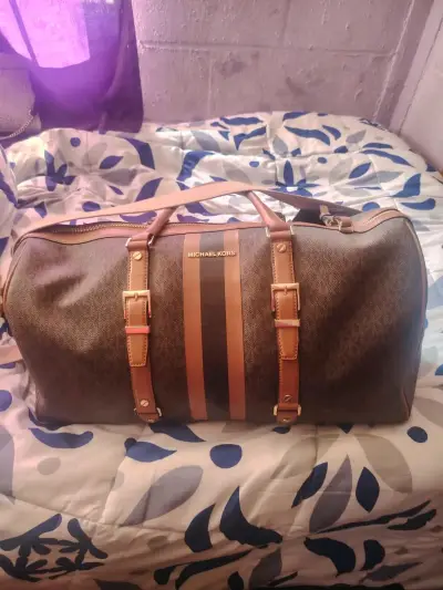 Bolso de viaje Michael Kors marrón elegante - miniatura 1