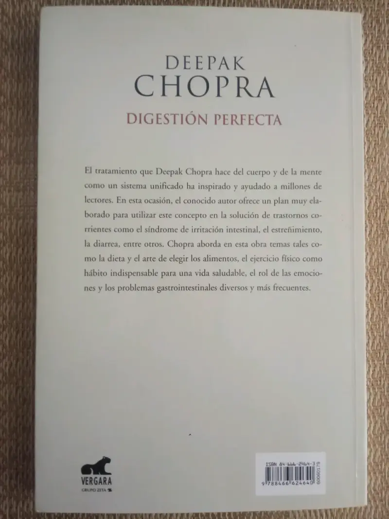 Libro 'Digestión Perfecta' de Deepak Chopra - 2