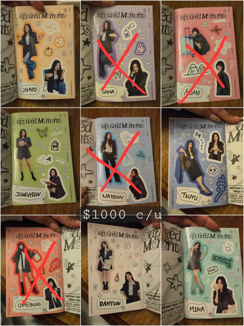 Papelería y Photocards de Twice - 3
