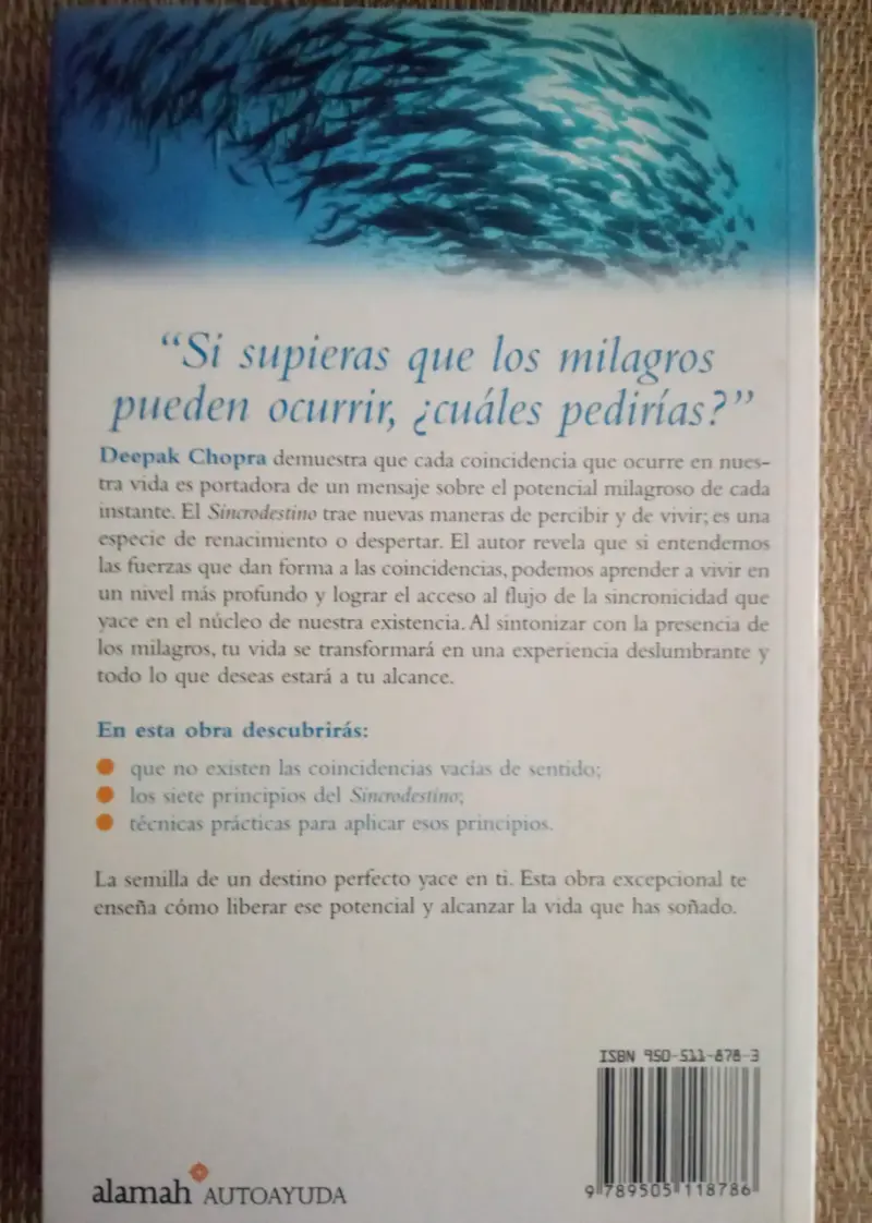 Libro Sincrodestino de Deepak Chopra - 2