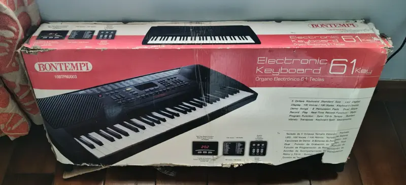 Teclado Electrónico Bontempi 61 Teclas con Soporte - 4