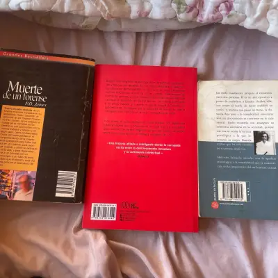 Lote de 3 libros: Muerte de un Forense, El Teorema Katherine, La Conversación - miniatura 2