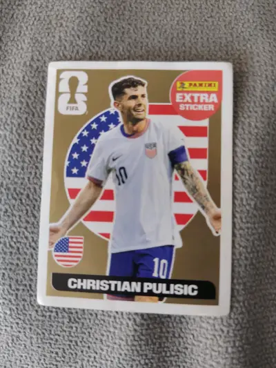 Lámina Panini Extra Sticker Christian Pulisic FIFA - miniatura 1