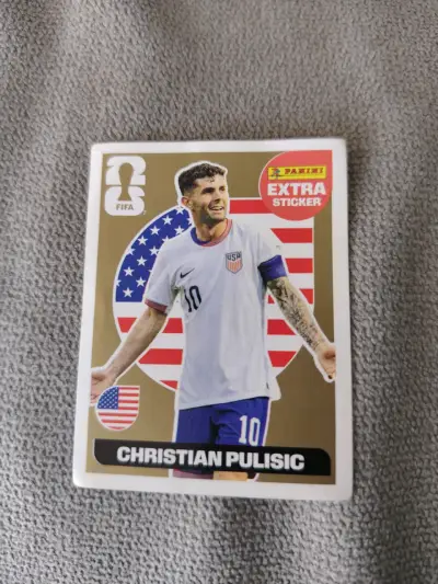 Lámina Panini Extra Sticker Christian Pulisic FIFA - miniatura 2