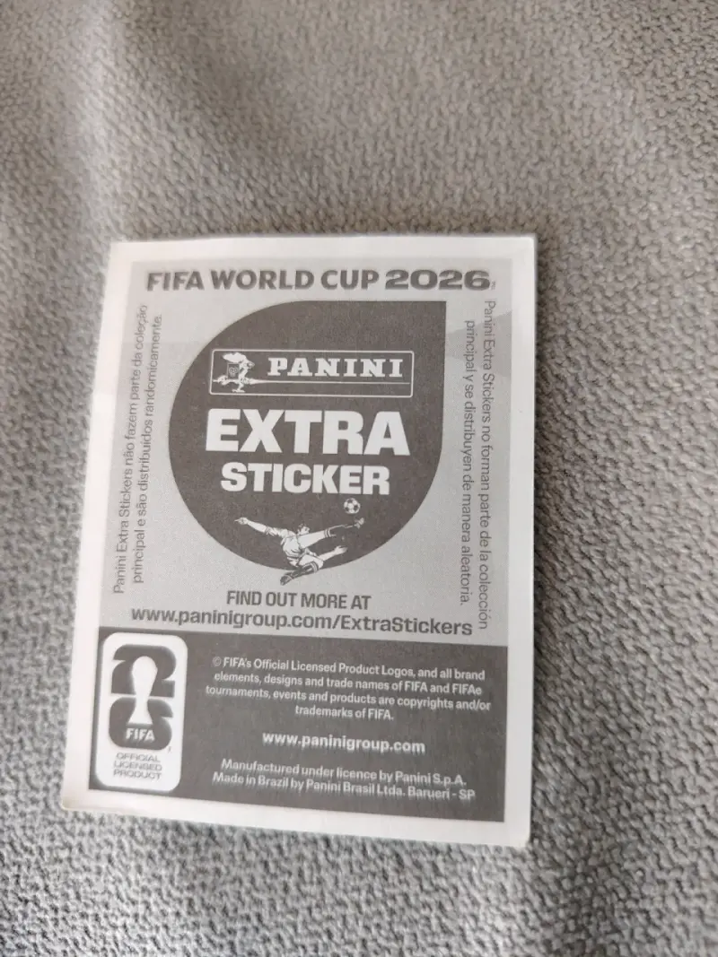 Lámina Panini Extra Sticker Christian Pulisic FIFA - 3
