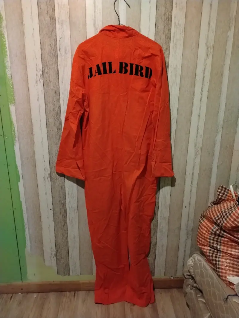 Disfraz de prisionero naranja para adultos - 2
