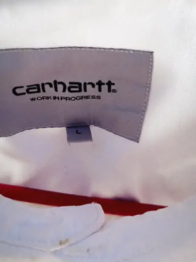 Camisa Blanca Carhartt Work In Progress Talla L - miniatura 1