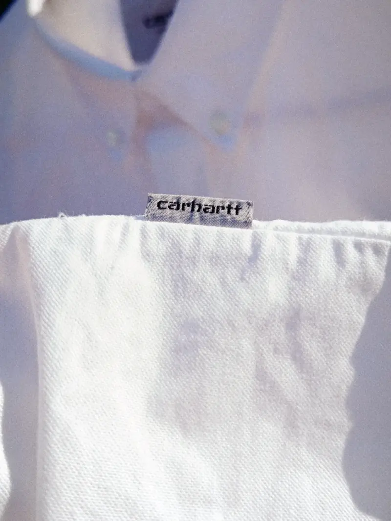 Camisa Blanca Carhartt Work In Progress Talla L - 3