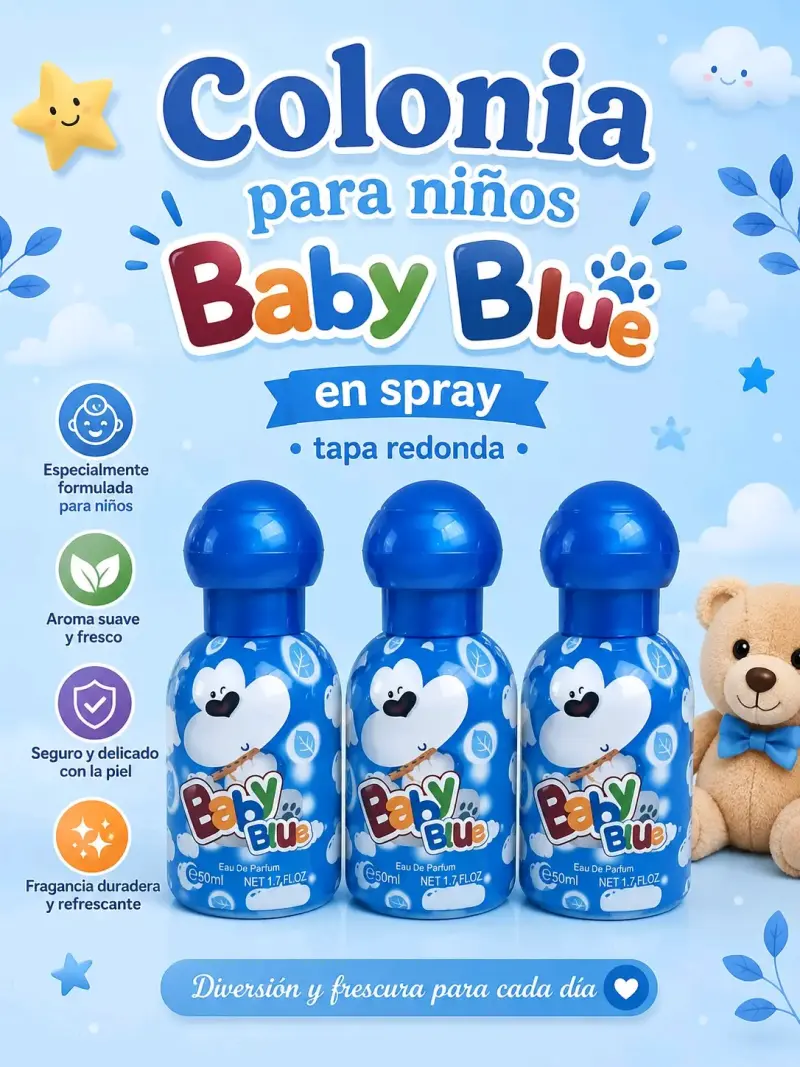 Colonia para niños Baby Blue en spray