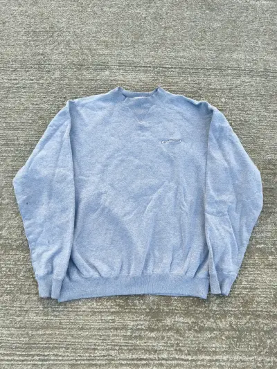 Polerón Gris Claro Reebok Talla M Oversize - miniatura 1