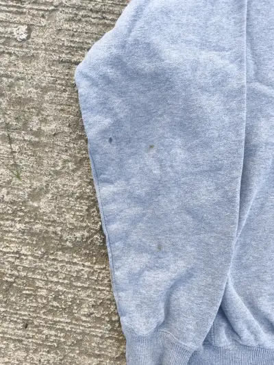 Polerón Gris Claro Reebok Talla M Oversize - miniatura 3