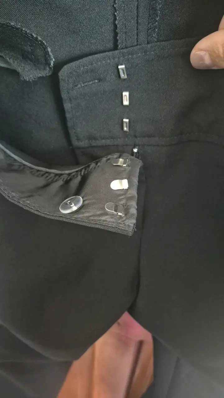 Pantalones de vestir negros para mujer - 2