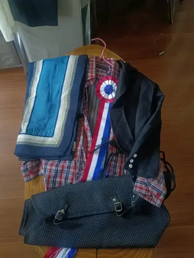 Traje de huaso chileno con manta y faja - miniatura 5
