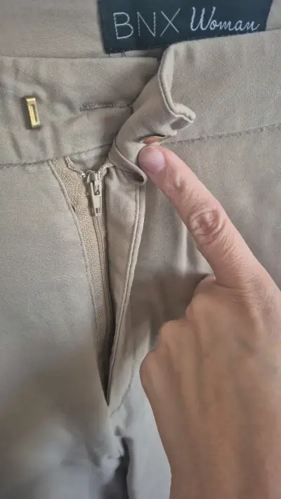 Pantalones beige para mujer BNX - miniatura 2