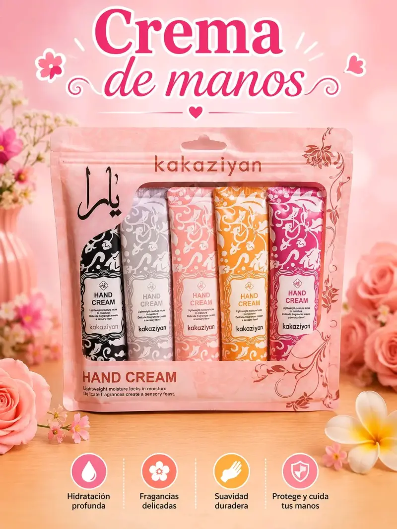 Set de cremas de manos Kakaziyan con fragancias