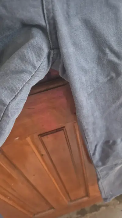 Pantalones de mezclilla grises Suburbia para mujer - miniatura 3